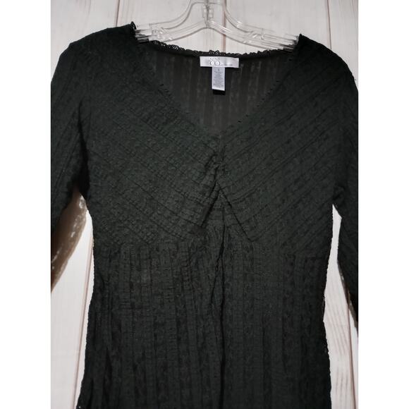 Nine & Co‎ Black Long Sleeve Shirt - Women's Size Small - Picture 3 of 5